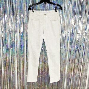 Sally Lapointe Grey Trousers Straight Leg Work Pants Waist 27